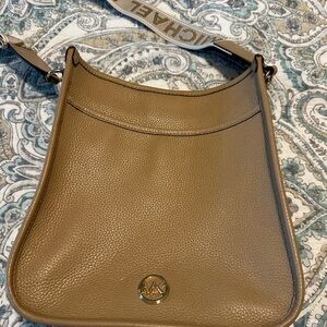Michael Kors Brown Leather Shoulder Bag